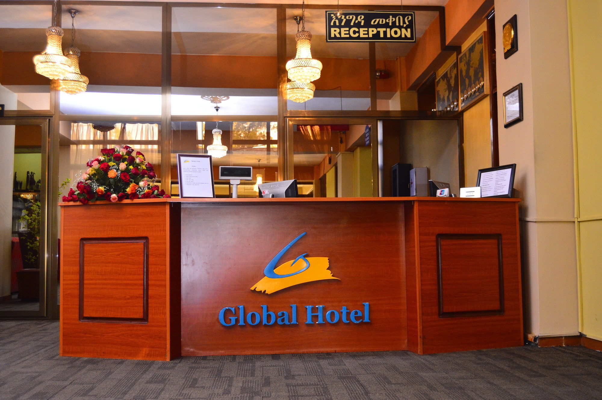 Global Hotel Аддис-Абеба Экстерьер фото